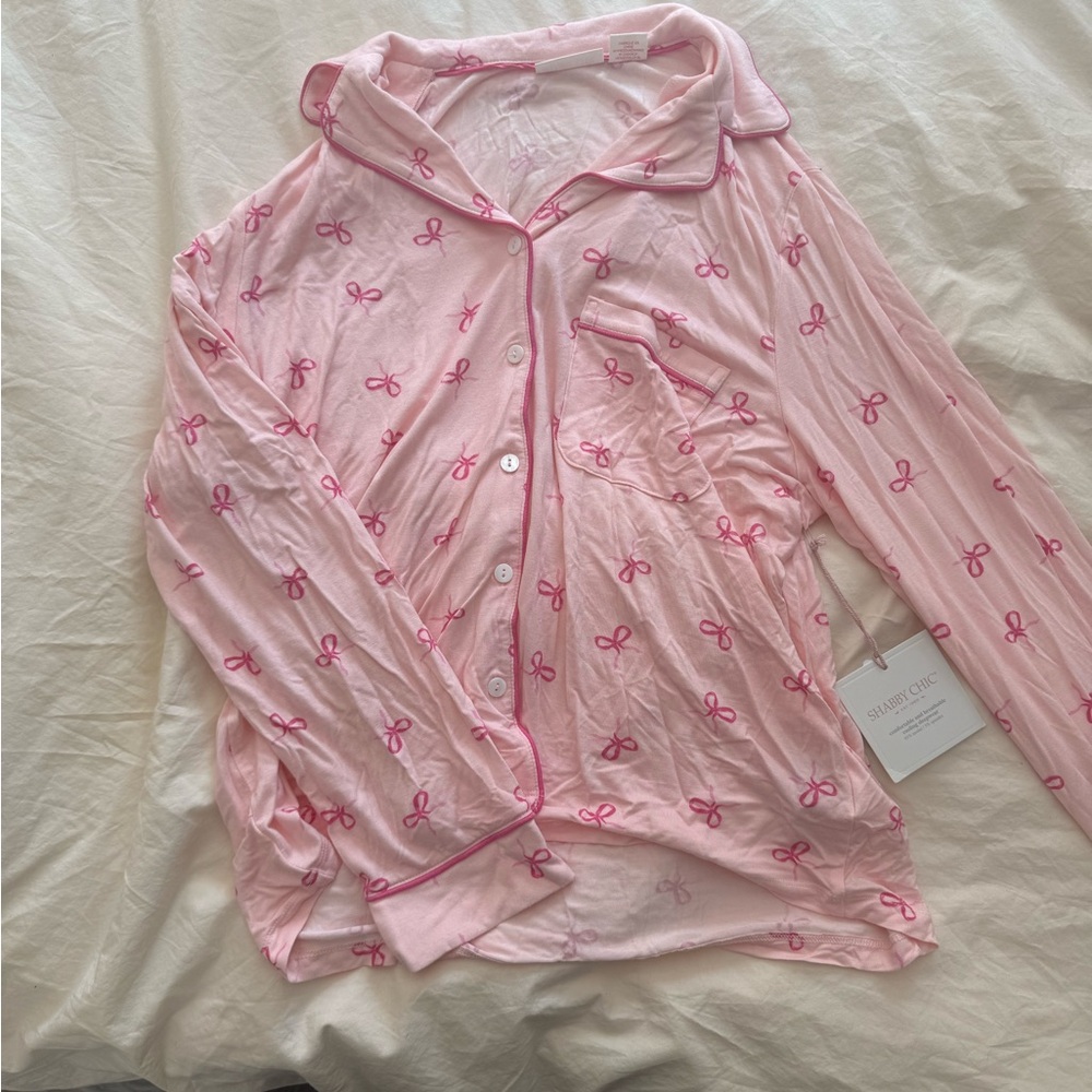 BNWT Bow Print Pajama Set